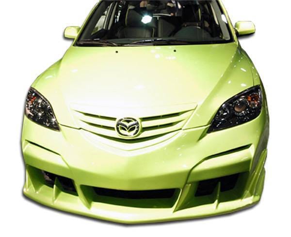 Mazda 3 4DR HB Duraflex Raven Front Bumper Cover - 1 Piece - 100566