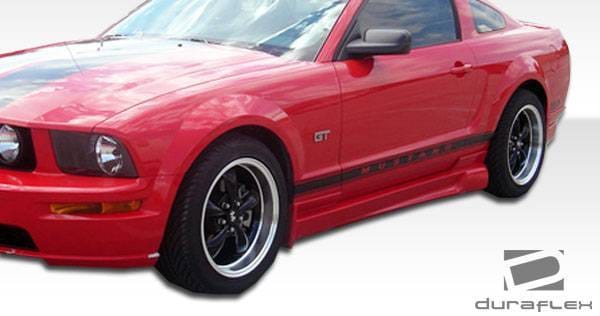 Ford Mustang Duraflex Racer Side Skirts Rocker Panels - 2 Piece - 100650 thumbnail 2
