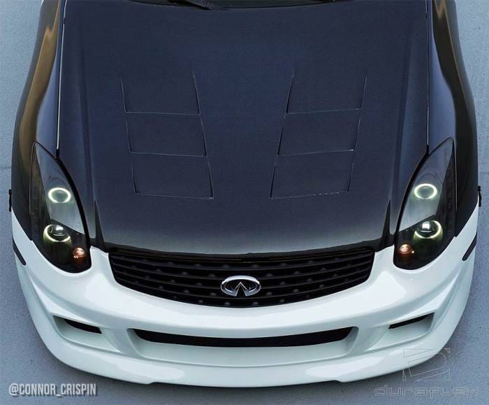 Infiniti G35 2DR Duraflex Type G Front Bumper Cover - 1 Piece - 100460 thumbnail 6