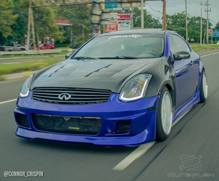 Infiniti G35 2DR Duraflex Type G Front Bumper Cover - 1 Piece - 100460 thumbnail 7
