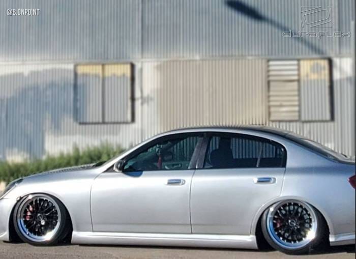 Infiniti G35 4DR Duraflex GT Competition Side Skirts Rocker Panels - 2 Piece - 100472 thumbnail 3