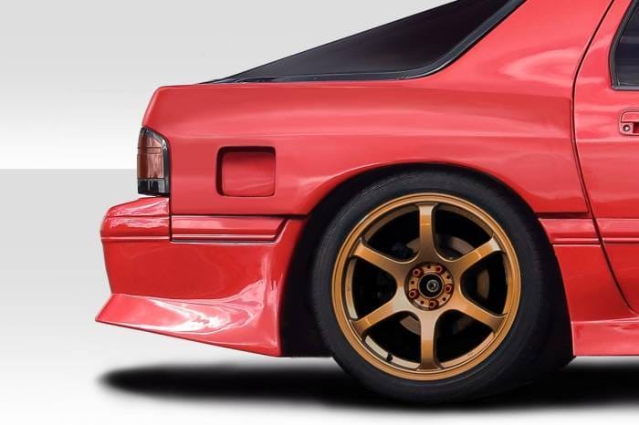Mazda RX-7 Duraflex M-1 Sport Rear Fender Flares - 2 Piece - 100729