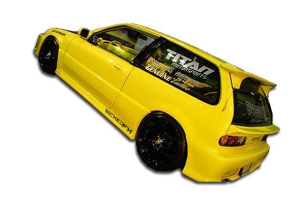 Honda Civic HB Duraflex Type M Side Skirts Rocker Panels - 2 Piece - 100784