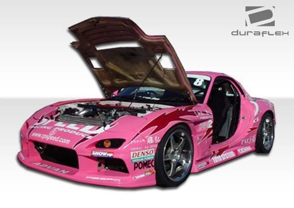 Mazda RX-7 Duraflex Sleek Front Bumper Cover - 1 Piece - 101300 thumbnail 3