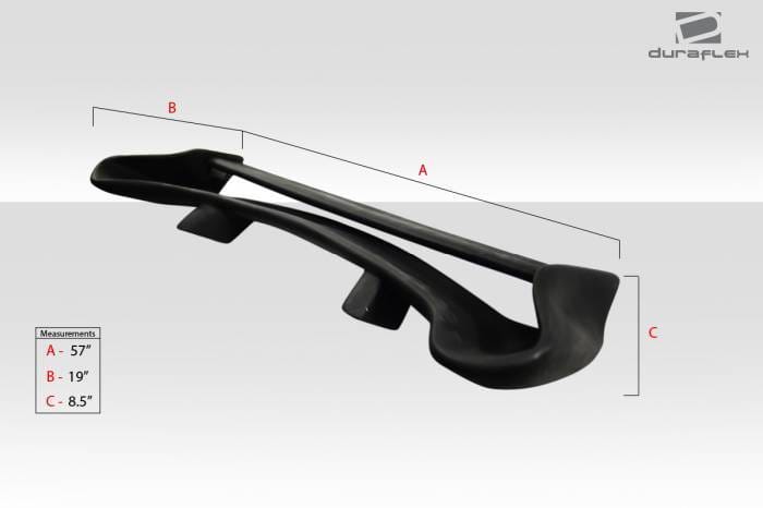 Universal Vader Duraflex Body Kit-Wing/Spoiler!!! 102217 thumbnail 2
