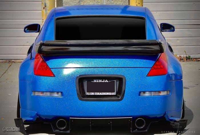 Nissan 350Z Carbon Creations N-1 Wing Trunk Lid Spoiler - 1 Piece - 102939 thumbnail 2