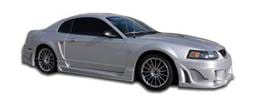 Ford Mustang Duraflex Bomber Side Skirts Rocker Panels - 2 Piece - 103275