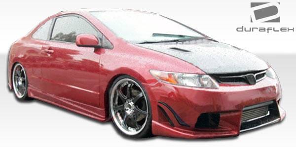 Honda Civic 2DR Duraflex Sigma Side Skirts Rocker Panels - 2 Piece - 104695 thumbnail 2