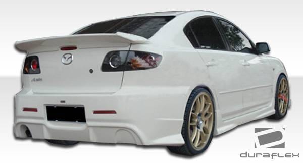 Mazda 3 4DR Duraflex I-Spec Wing Trunk Lid Spoiler - 1 Piece - 104483 thumbnail 2