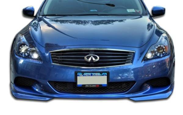 Infiniti G37 Duraflex J-Spec Front Lip Under Spoiler Air Dam - 1 Piece - 106122