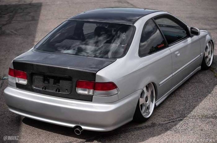 Honda Civic 2DR Carbon Creations OEM Trunk - 1 Piece - 106381 thumbnail 2