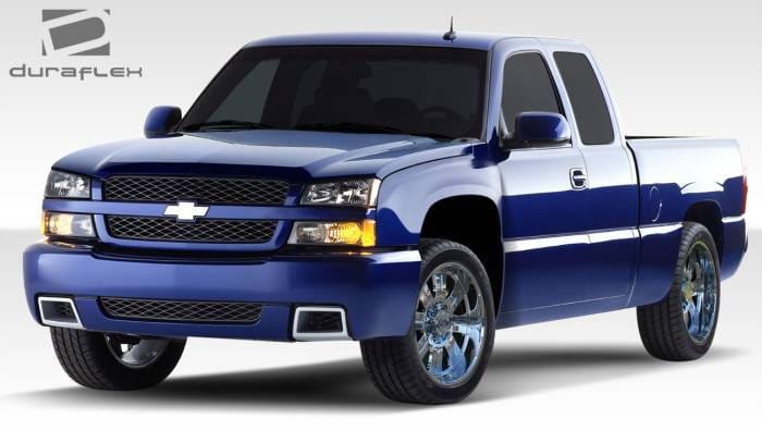 Chevrolet Silverado Duraflex 4 Inch Off Road Bulge Front Fenders - 2 Piece - 106468 thumbnail 2