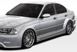 BMW 3 Series 4DR Duraflex I-Design Wide Body Side Skirts Rocker Panels - 2 Piece - 106512