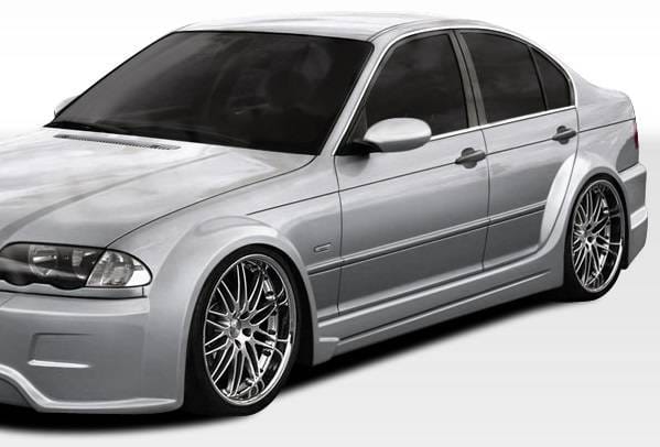 BMW 3 Series 4DR Duraflex I-Design Wide Body Side Skirts Rocker Panels - 2 Piece - 106512