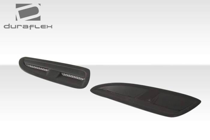 Porsche Panamera Duraflex Eros Version 1 Hood Scoops - 1 Piece - 107265 thumbnail 4