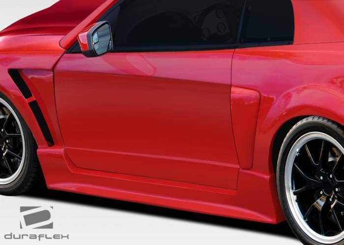 Ford Mustang Duraflex CBR500 Wide Body Side Skirts Rocker Panels - 2 Piece - 107581 thumbnail 3