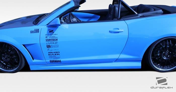 Chevrolet Camaro Duraflex Tjin Edition Side Skirts Rocker Panels - 2 Piece - 107641 thumbnail 3