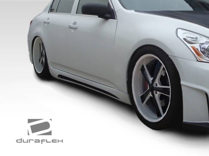 Infiniti G25 Duraflex Elite Side Skirts Rocker Panels - 2 Piece - 107667 thumbnail 3