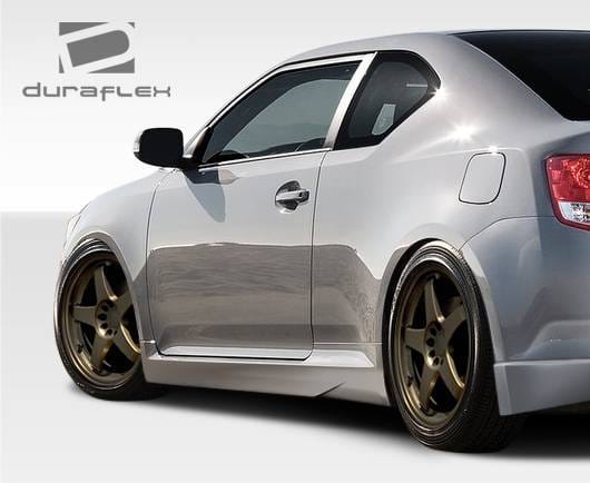 Scion tC Duraflex X-5 Side Skirts Rocker Panels - 2 Piece - 107598 thumbnail 2