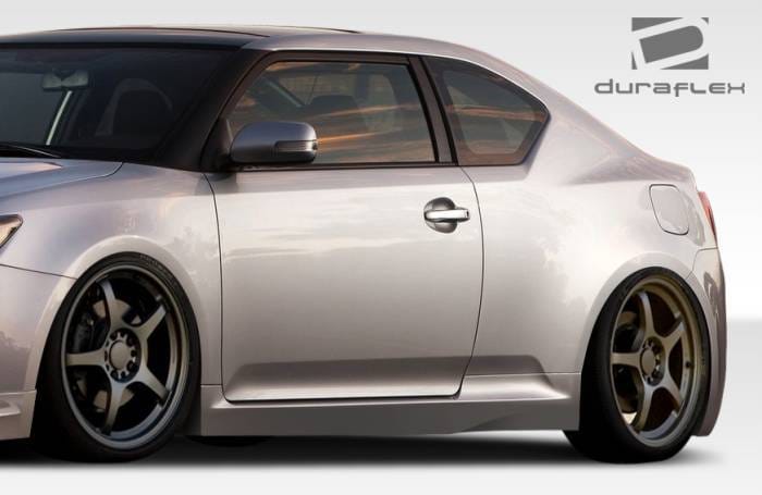 Scion tC Duraflex X-5 Side Skirts Rocker Panels - 2 Piece - 107598 thumbnail 3