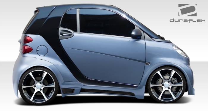 Smart ForTwo Duraflex GT300 Wide Body Side Skirts Rocker Panels - 4 Piece - 107840 thumbnail 2