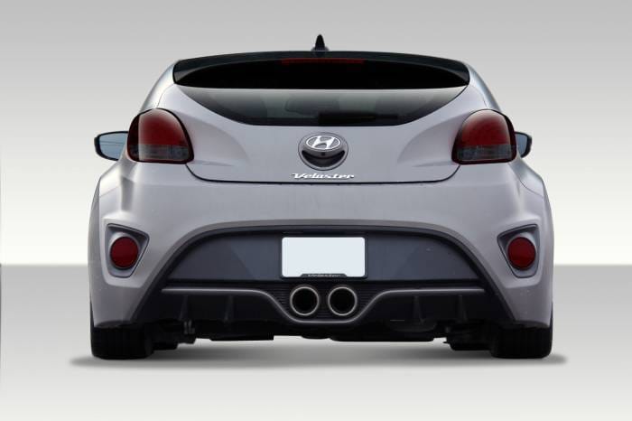 Hyundai Veloster Duraflex Turbo Look Rear Bumper Cover - 1 Piece - 108847