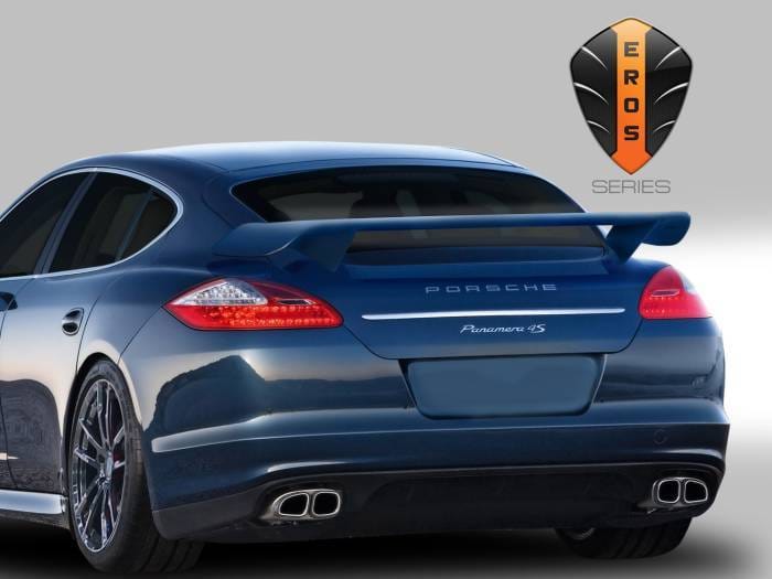 Porsche Panamera Duraflex Eros Version 5 Wing Trunk Lid Spoiler - 1 Piece - 109002 thumbnail 2