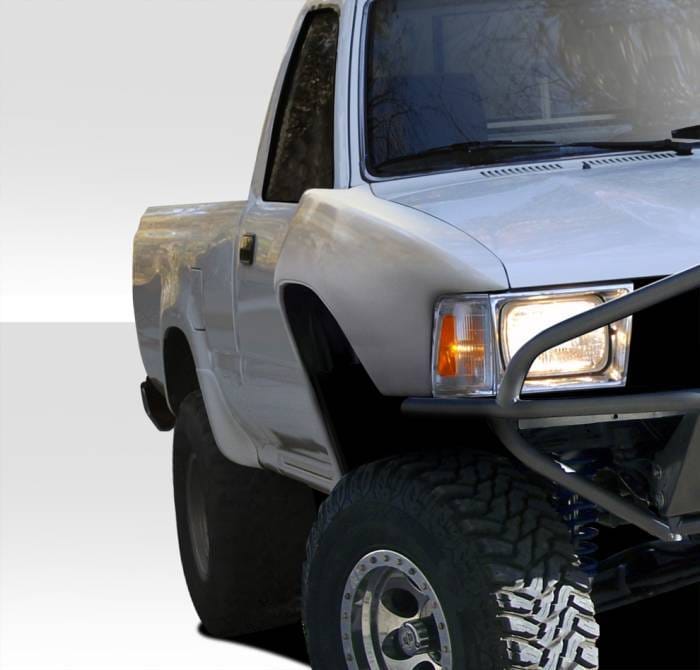 Toyota Pickup Duraflex Off Road 4 Inch Bulge Front Fenders - Sharp - 2 Piece - 108878