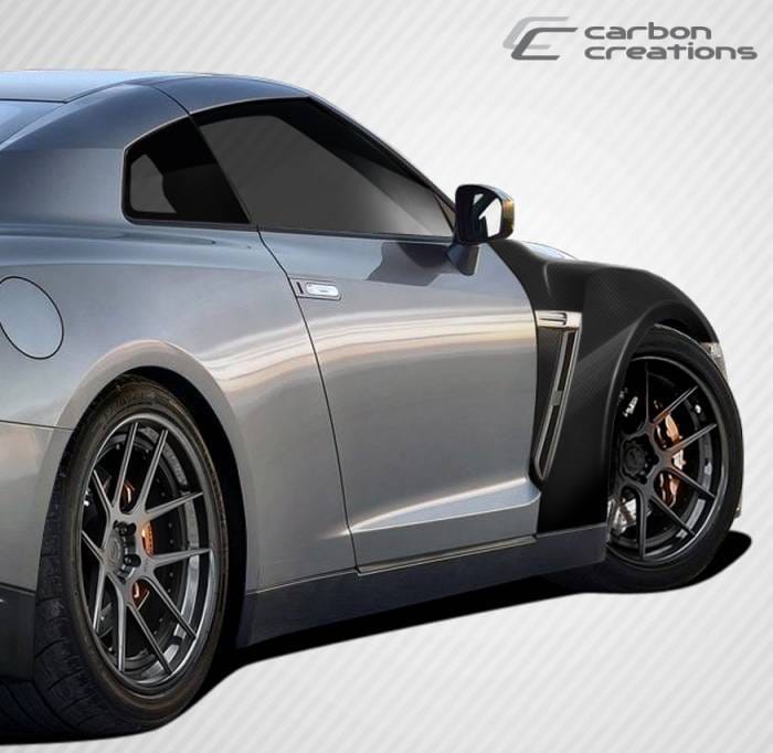Nissan GT-R Carbon Creations OEM Fenders - 2 Piece - 109064 thumbnail 2