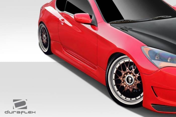 Hyundai Genesis Duraflex AM-S GT Side Skirt Rocker Panels - 2 Piece - 109595 thumbnail 2