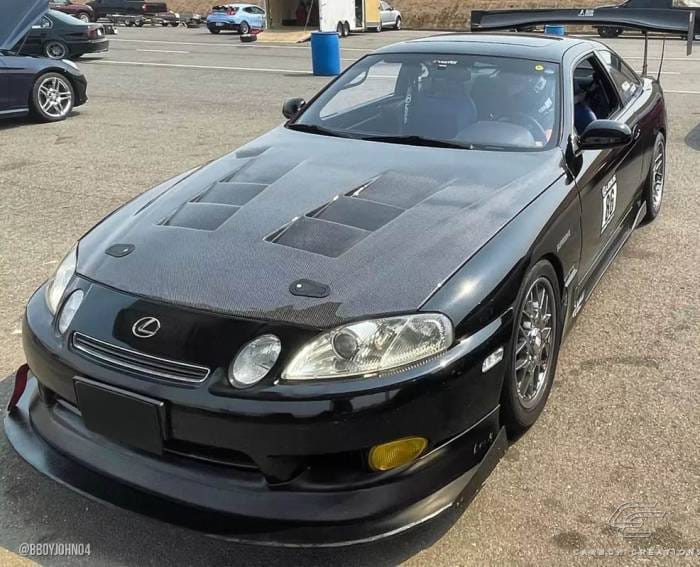 Lexus SC Carbon Creations TS-1 Hood - 1 Piece - 109493 thumbnail 2
