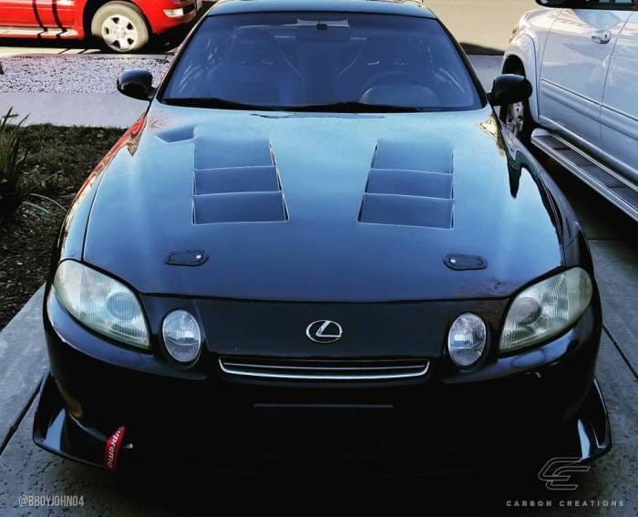 Lexus SC Carbon Creations TS-1 Hood - 1 Piece - 109493 thumbnail 3