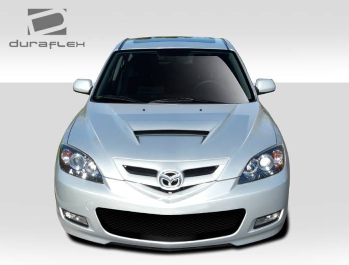 Mazda 3 4DR HB Duraflex M-Speed Hood - 1 Piece - 109501 thumbnail 2
