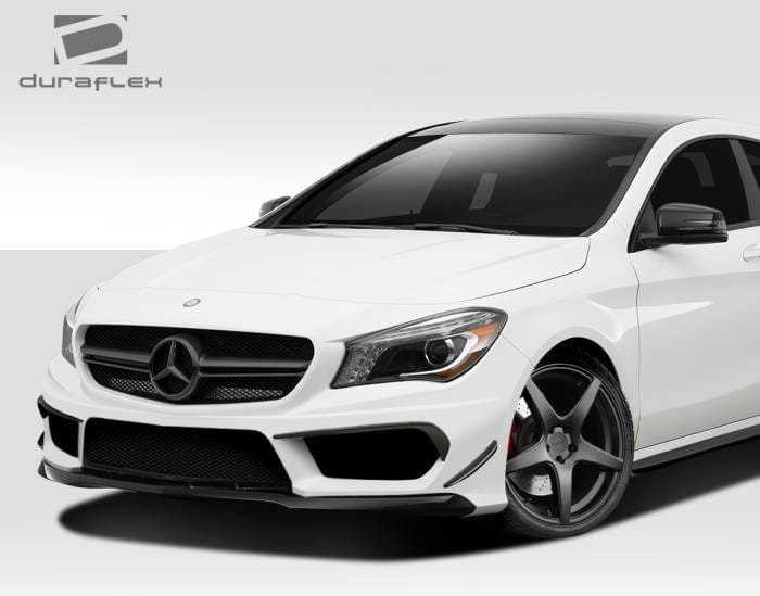 Mercedes-Benz CLA Duraflex Black Series Look Front Bumper Cover - 5 Piece - 112006 thumbnail 2