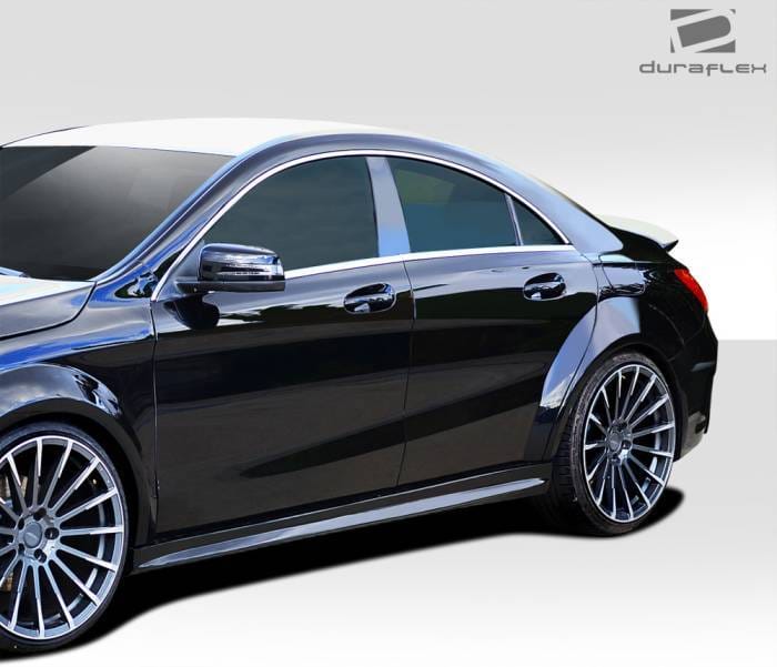 Mercedes-Benz CLA Duraflex Black Series Look Wide Body Side Skirt Rocker Panels -2 Piece - 112012 thumbnail 2