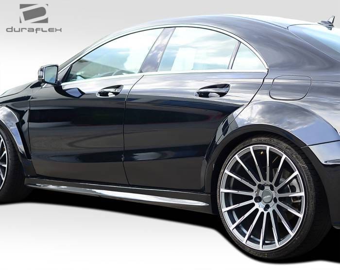 Mercedes-Benz CLA Duraflex Black Series Look Wide Body Side Skirt Rocker Panels -2 Piece - 112012 thumbnail 3