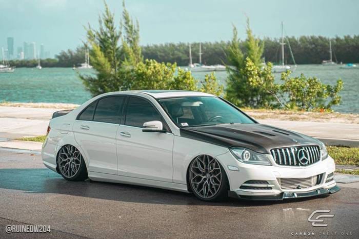 Mercedes-Benz C Class Carbon Creations Black Series Look Hood - 1 Piece - 112319 thumbnail 3