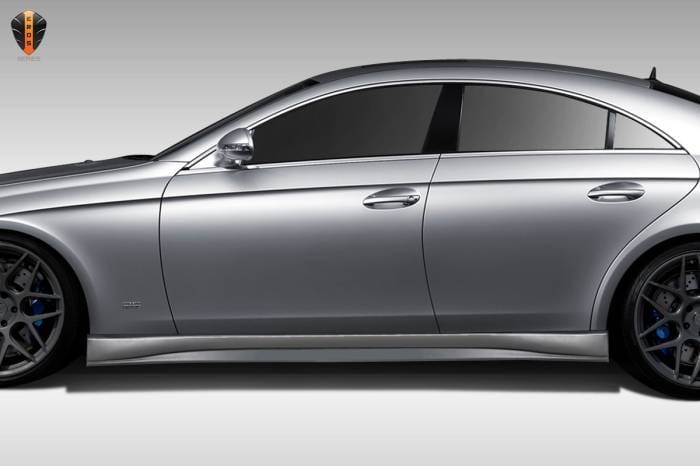 Mercedes CLS Eros Version 1 Duraflex Side Skirts Body Kit 112067 thumbnail 2