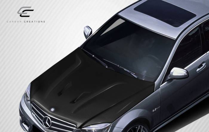 Mercedes-Benz C Class Carbon Creations Black Series Look Hood - 1 Piece - 112324 thumbnail 2
