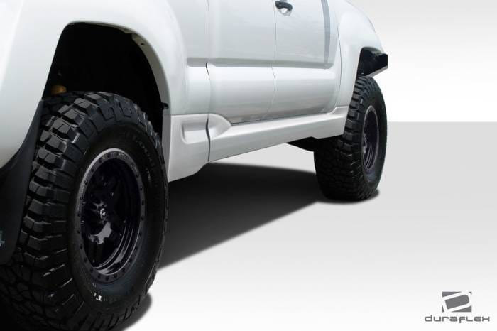 Toyota Tacoma Duraflex BT-1 Side Skirt Rocker Panels - 4 Piece - 112337 thumbnail 2