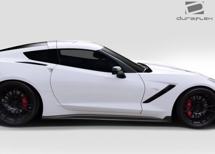 Chevrolet Corvette Duraflex GT Concept Side Splitters - 2 Piece - 112362 thumbnail 2