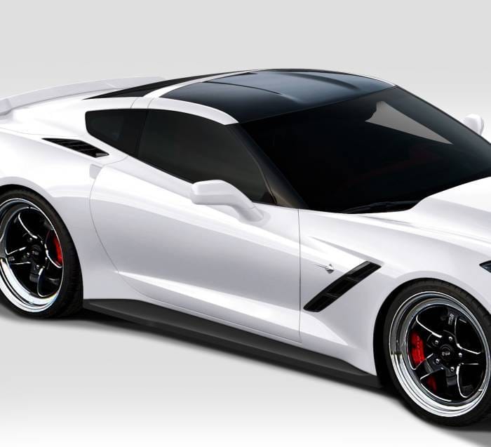 Chevrolet Corvette Duraflex Gran Veloce Side Skirts- 2 Piece - 112425