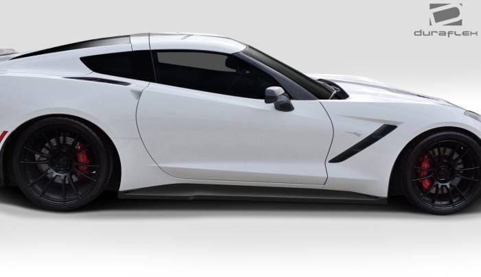 Chevrolet Corvette Duraflex Gran Veloce Side Skirts- 2 Piece - 112425 thumbnail 2