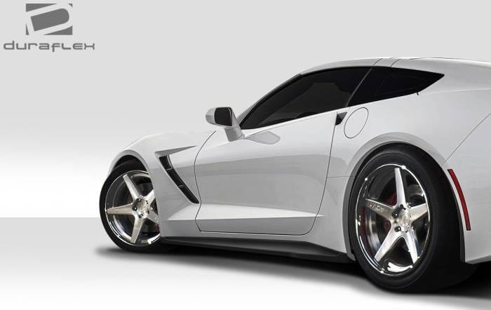 Chevrolet Corvette Duraflex Gran Veloce Side Skirts- 2 Piece - 112425 thumbnail 3
