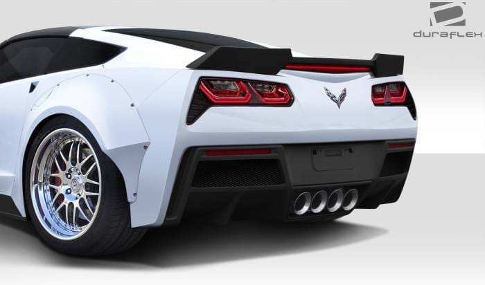 Chevrolet Corvette Duraflex Gran Veloce Rear Diffuser- 1 Piece - 112426 thumbnail 3