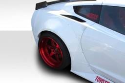 Chevrolet Corvette Duraflex Gran Veloce Wide Body Rear Fender Flares- 2 Piece - 112432