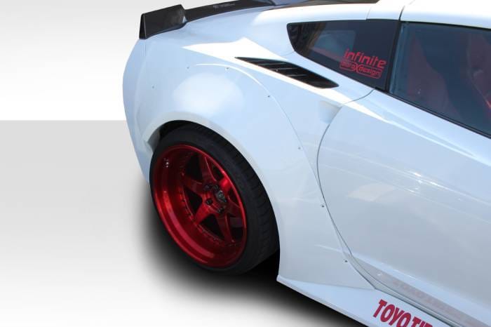 Chevrolet Corvette Duraflex Gran Veloce Wide Body Rear Fender Flares- 2 Piece - 112432