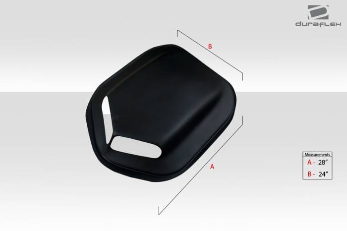 Universal Shaker Style Duraflex Hood Scoop 112542 thumbnail 3