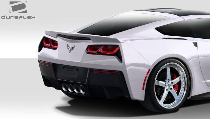 Chevrolet Corvette GT Concept Duraflex Rear Bumper Lip Body Kit 112436 thumbnail 2