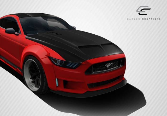 Ford Mustang GT500 Carbon Fiber Creations Body Kit- Hood 112581 thumbnail 2